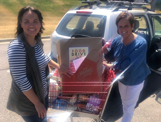 Catholic Charities Food Shelf Donation