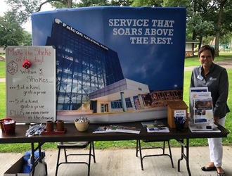 Senior and Law Enforcement Cookout