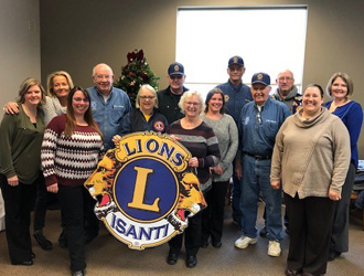 Isanti Lions Club Donation