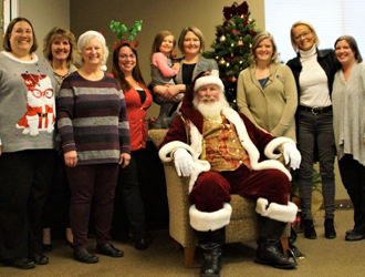 Santa in Isanti